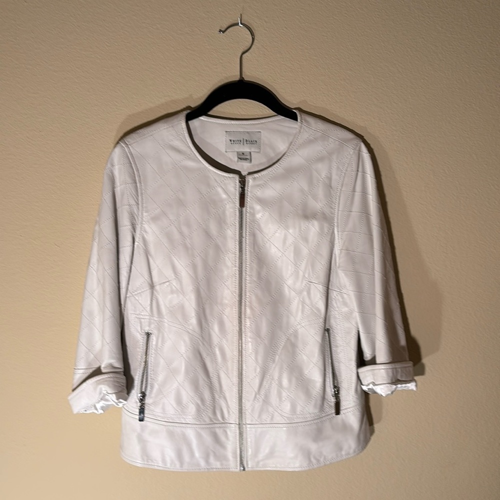 White Leather Jacket
